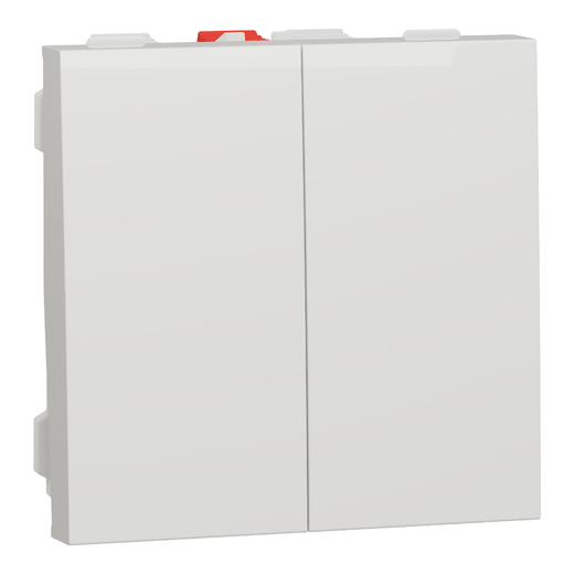 Intrerupător Dublu Noua Unica 10A 2m Alb , NU321118, Schneider Electric - Schneider [1]