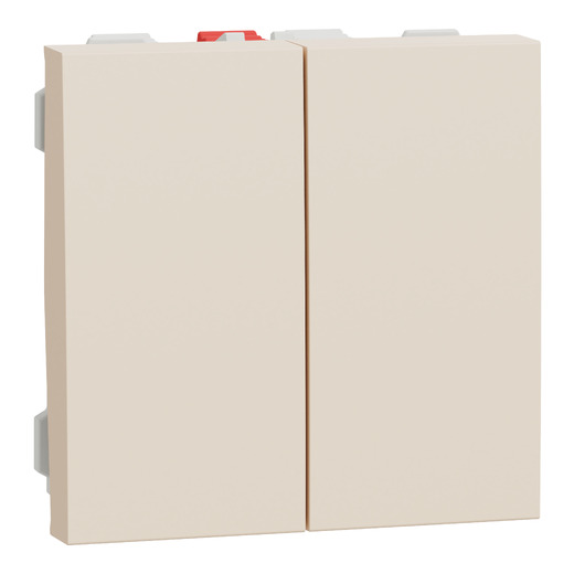 Intrerupător Dublu Noua Unica 10A 2m Crem , NU321144, Schneider Electric - Schneider [1]