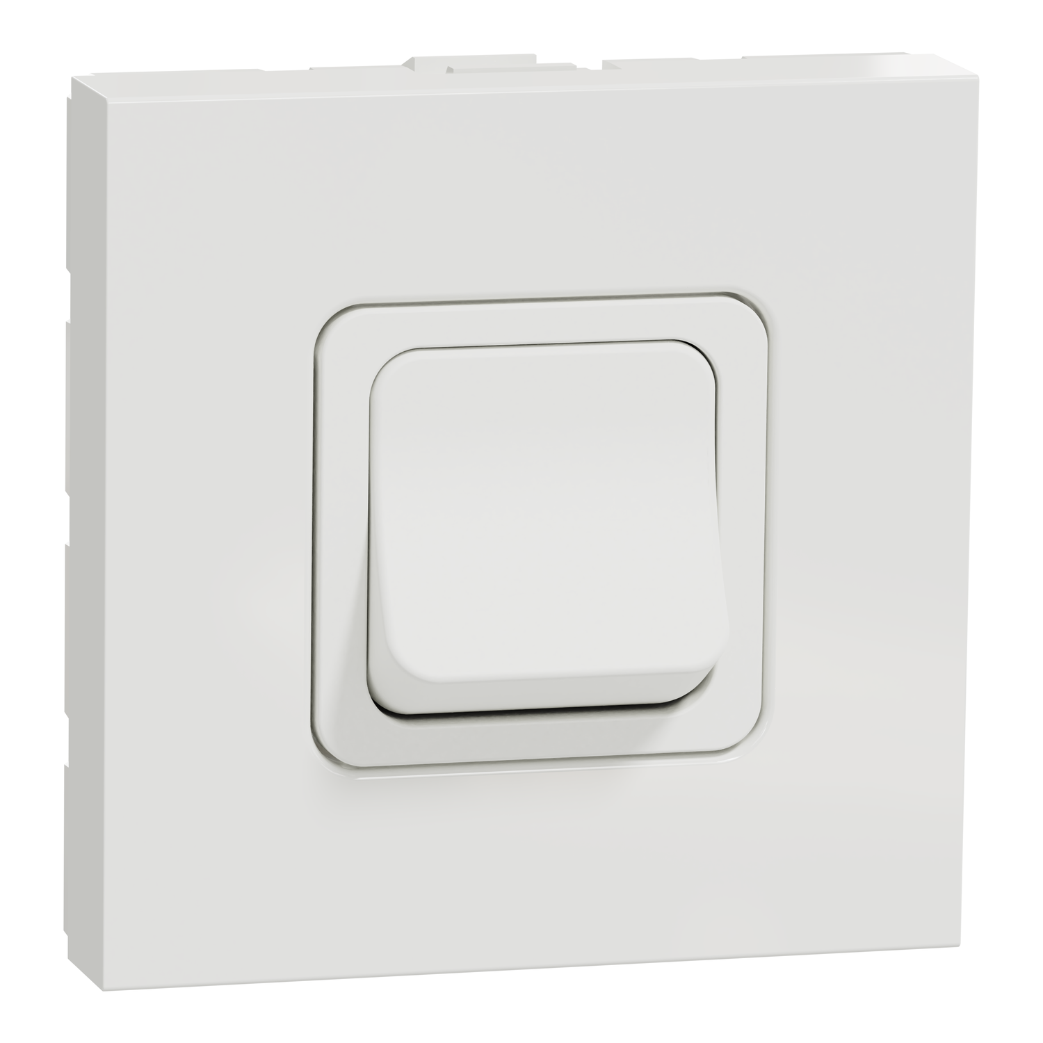 2P prekidač 20A vijčani 2 modula beli