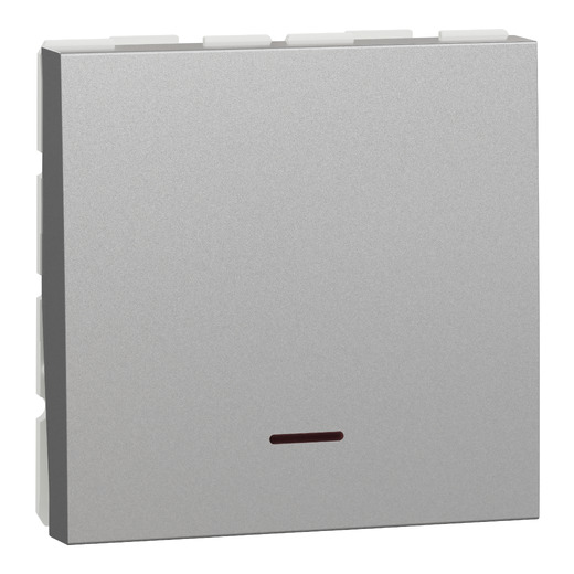 Intrerupător Bipolar Noua Unica 32A Aluminiu cu Indicator Luminos , NU323230S, Schneider Electric - Schneider [1]