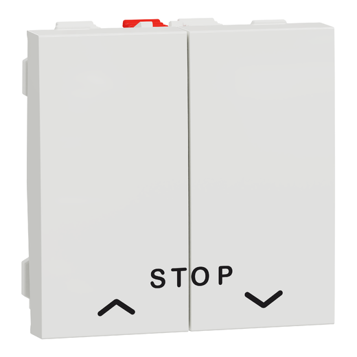 Intrerupător Jaluzele Noua Unica 6A 2m Alb cu Stop, NU323718, Schneider Electric - Schneider [1]