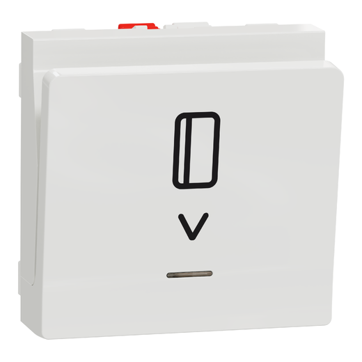 Intrerupător cu Cartela Noua Unica NO/NC 10A 2m Alb, NU328318, Schneider Electric - Schneider [1]