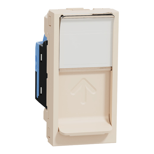 Priză RJ45 Noua Unica CAT5 UTP 1m Crem , NU341044, Schneider Electric - Schneider [1]