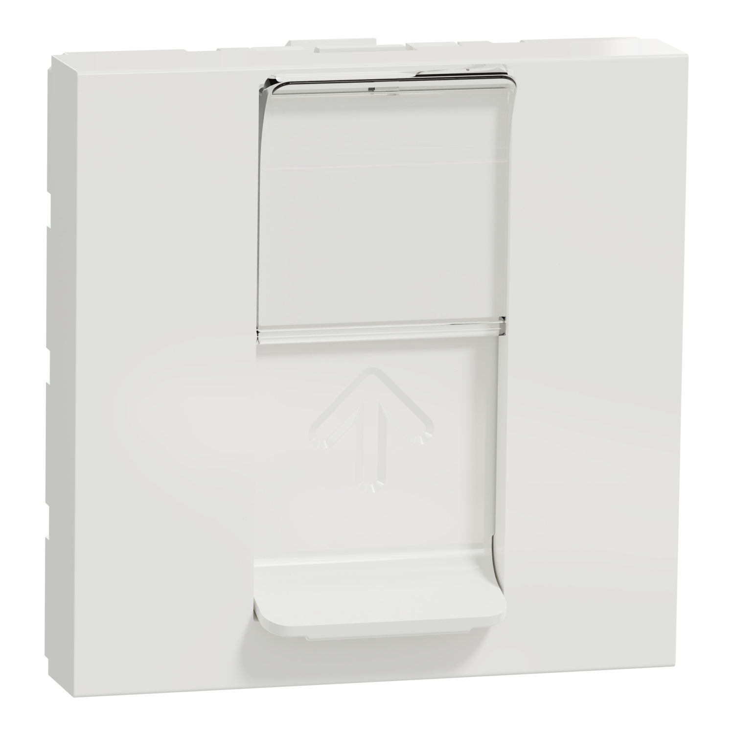 Utičnica RJ45 CAT5 STP 2 modula bela