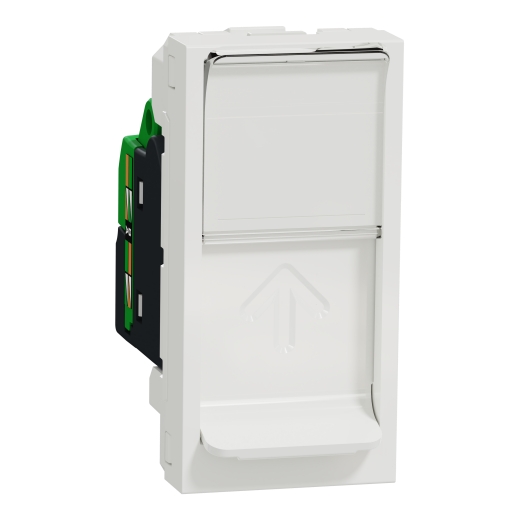 Priză RJ45 Noua Unica CAT6 UTP 1m Alb , NU341418, Schneider Electric - Schneider [1]