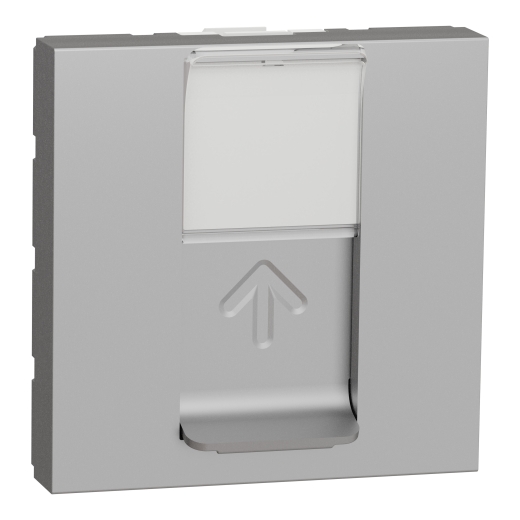 Priză RJ45 Noua Unica CAT6 STP 2m Aluminiu , NU341730, Schneider Electric - Schneider [1]