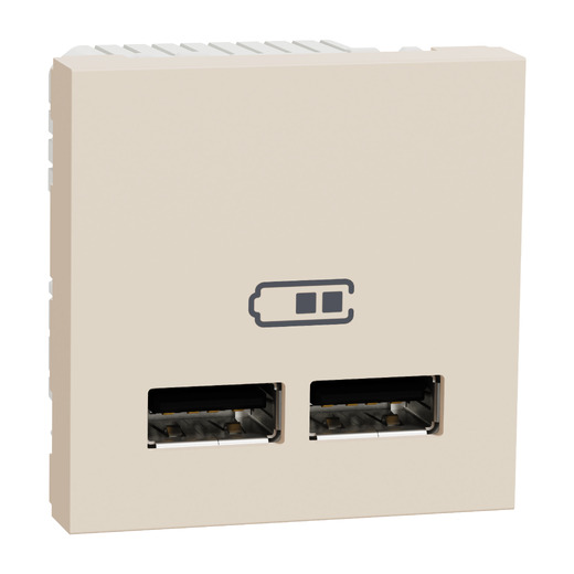 Priza USB Noua Unica 2m 1A Crem, NU341844, Schneider Electric - Schneider [1]