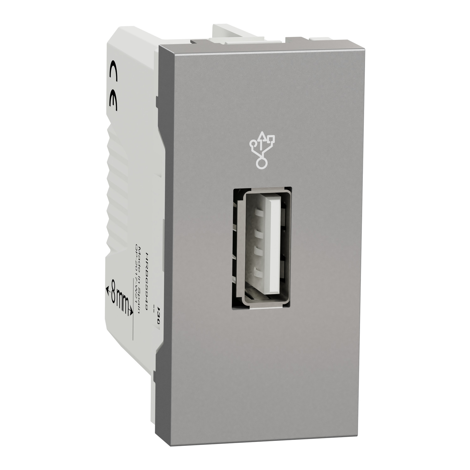 USB 3.0 utičnica 1 modul alu