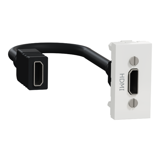 Priză HDMI Precablată Noua Unica 1m Alb, NU343018, Schneider Electric - Schneider [1]