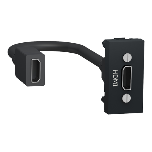 Priză HDMI Precablată Noua Unica 1m Antracit, NU343054, Schneider Electric - Schneider [1]