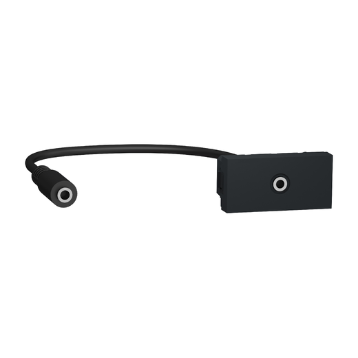 Priză Mini Jack 3.5mm Noua Unica 1m Antracit, NU343354, Schneider Electric - Schneider [1]