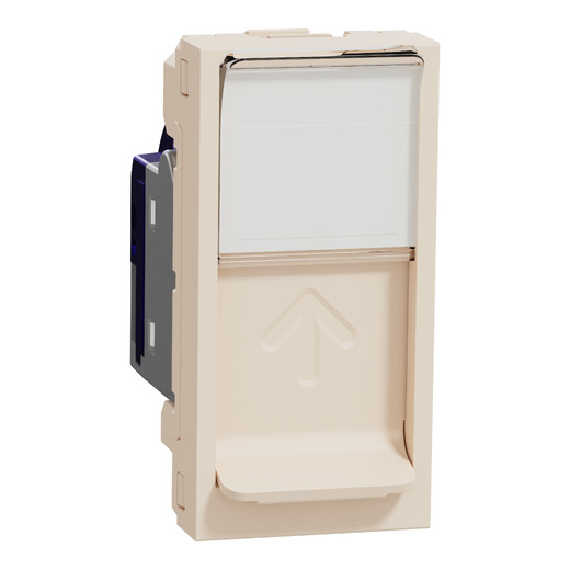Priză RJ45 Noua Unica CAT6A FTP 1m Crem , NU344844, Schneider Electric - Schneider [1]