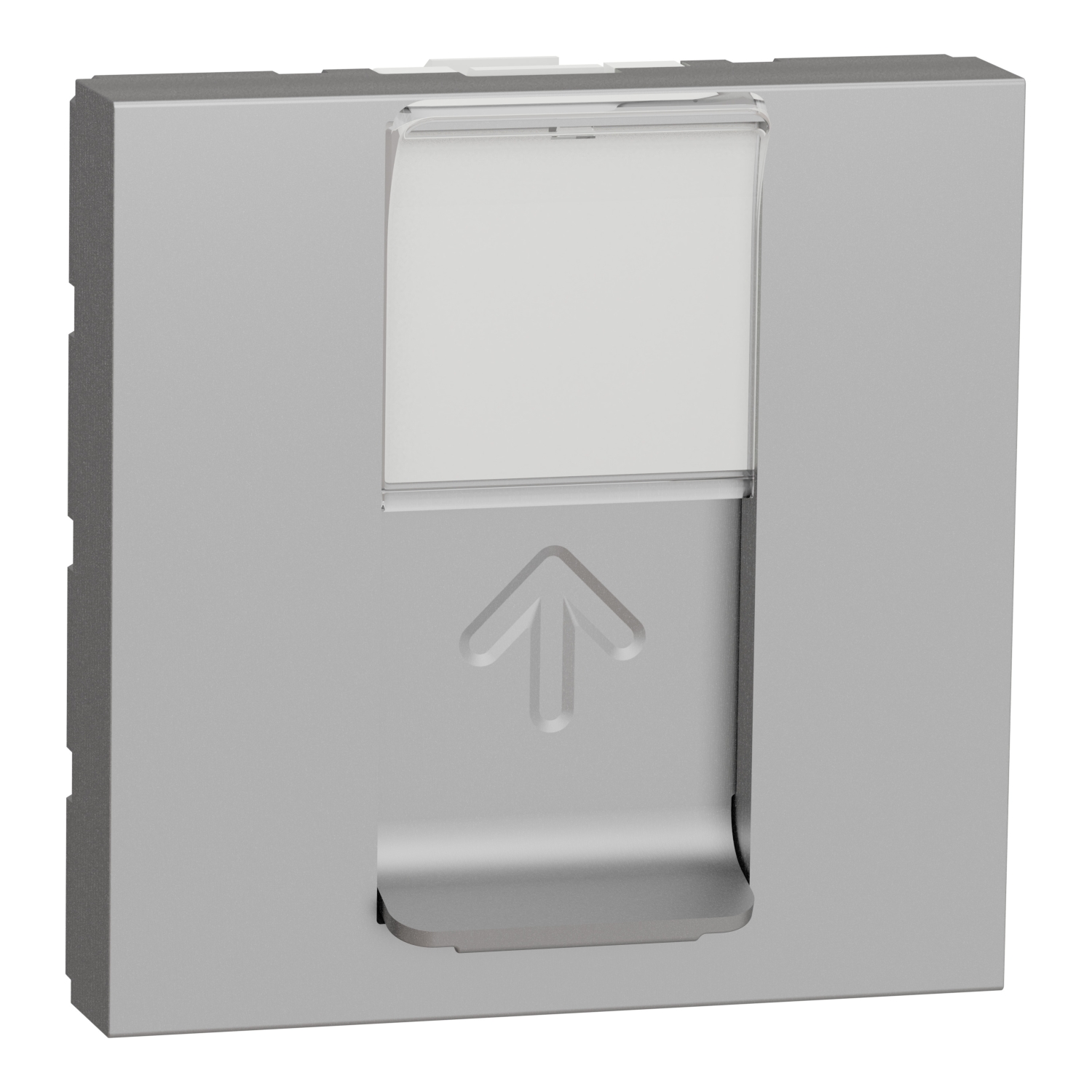 Utičnica RJ45 CAT6A FTP 2 modula alu