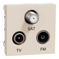  NU345044 NU345044 UTIČNICA TV/FM/SAT INDIVIDUALNA 2M BEŽ  