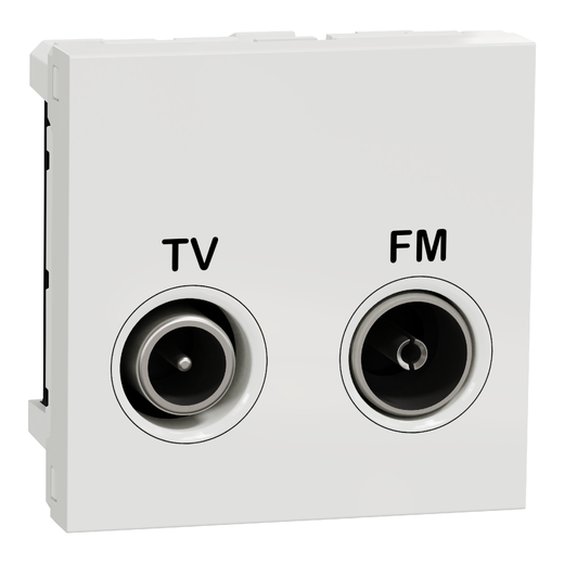 Priză TV/FM Terminală Noua Unica 2m Alb, NU345218, Schneider Electric - Schneider [1]