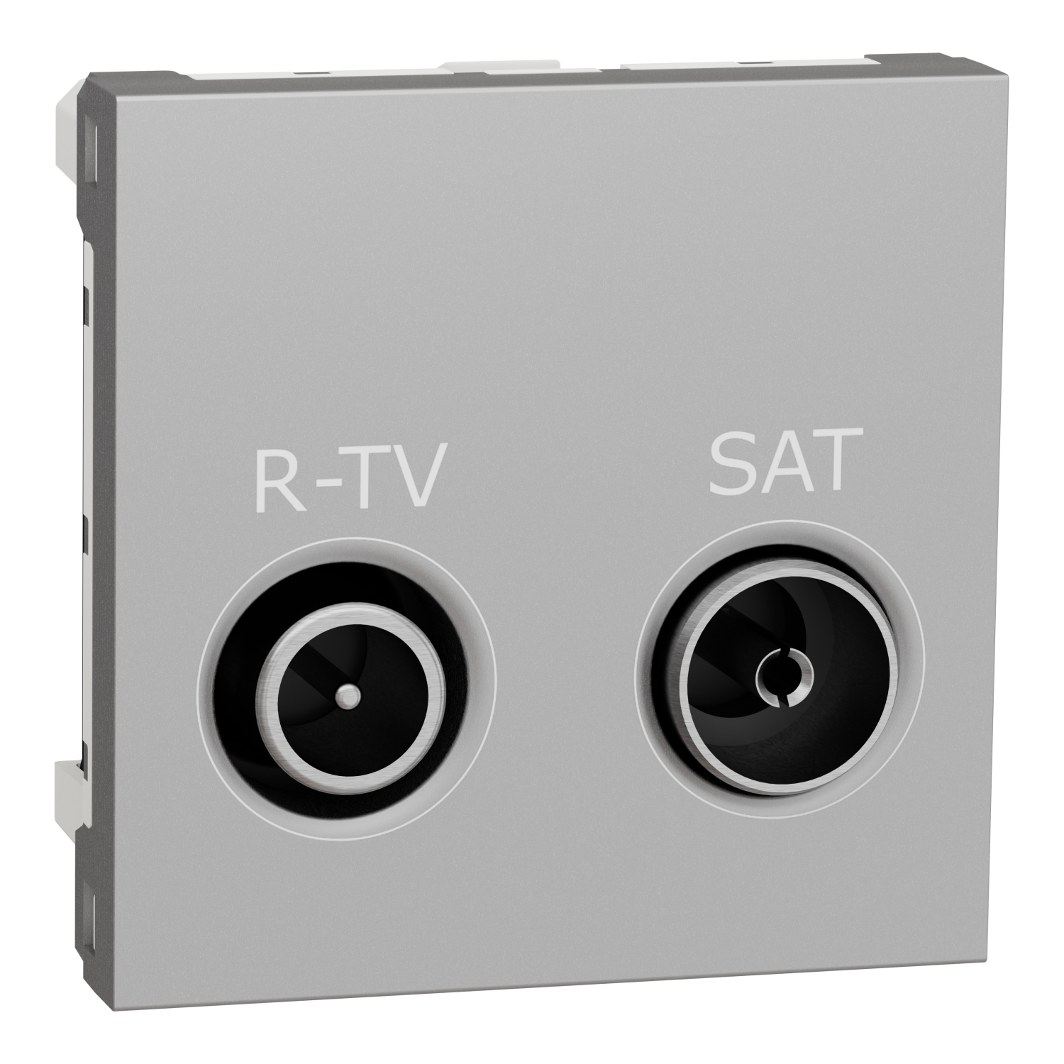 Utičnica R-TV SAT pojedinačna 2 mod alu