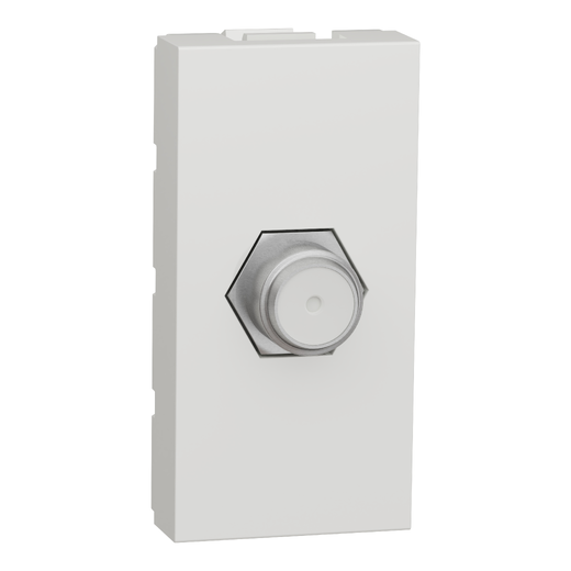 Priză TV Cablu Coaxial Noua Unica Tip F 1m Alb, NU346818, Schneider Electric - Schneider [1]