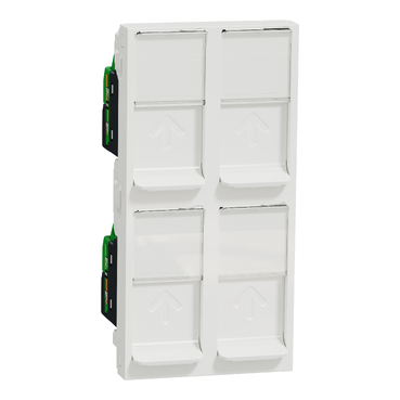  NU348318 NU348318 UTIČNICA ČETV. RJ45 CAT6 UTP 45X90 BELA https://download.schneider-electric.com/files?p_Doc_Ref=ENVPEP1802010EN 
