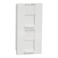  NU348418 NU348418 UTIČNICA DVOST. RJ45 CAT6A UTP 45X90 BEL https://download.schneider-electric.com/files?p_Doc_Ref=ENVPEP1802010EN 