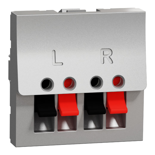 Priză Difuzoare Noua Unica 2m Aluminiu, NU348630, Schneider Electric - Schneider [1]