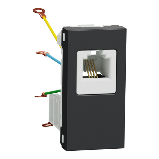 Priză Telefon RJ12 Noua Unica 1m Antracit, NU349154, Schneider Electric - Schneider [1]