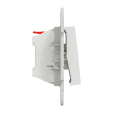 NU520618F Bouton-poussoir 10 A Unica, blanc, connexion rapide