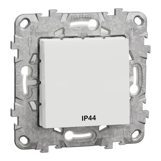 Intrerupător Noua Unica IP44 Alb cu Suport Fixare , NU528218, Schneider Electric - Schneider [1]
