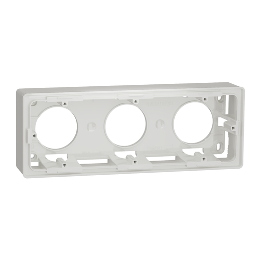 Doză Montaj PT Noua Unica 3 Posturi Alb , NU800618, Schneider Electric - Schneider [1]