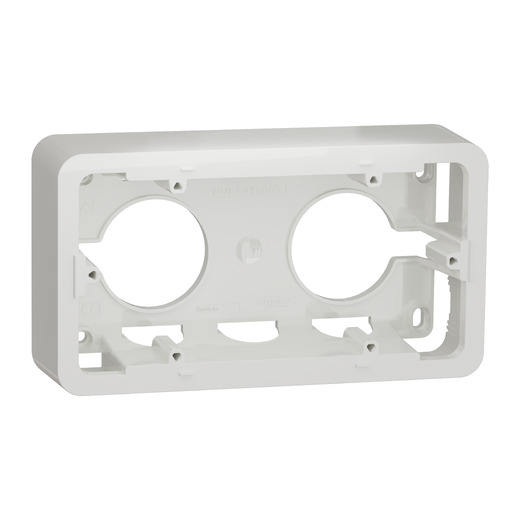 Doză Montaj PT Noua Unica Pro 2 Posturi Alb , NU840418, Schneider Electric - Schneider [1]