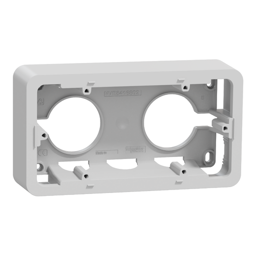 Doză Montaj PT Noua Unica Pro 2 Posturi Aluminiu , NU840430, Schneider Electric - Schneider [1]