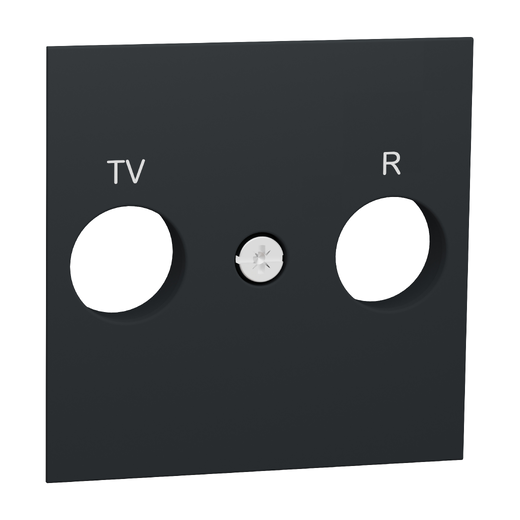 Capac Priză TV/R Noua Unica Antracit, NU944054, Schneider Electric - Schneider [1]