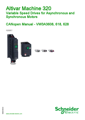 ATV320 CANopen manual - VW3A3608, VW3A618, VW3A628