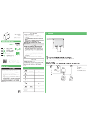 Wiser Micro Module Switch Instructions