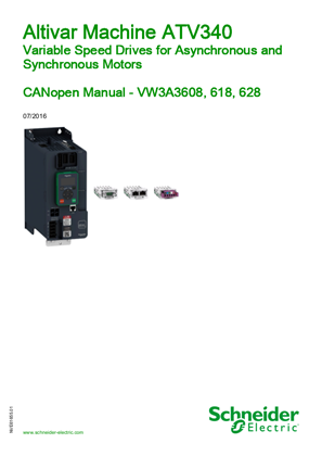 ATV340 CANopen Manual : VW3A3608, 618, 628