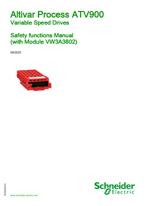 ATV900 Safety functions manual with Module VW3A3802