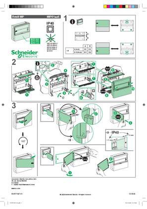 Resi9MP - Enclosures - MIP01 - Instruction Sheet