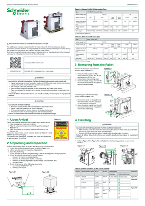 Instruction sheet for EvoPact HVX Embedded Pole upto 24kV