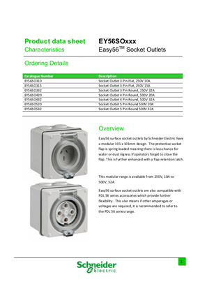 Easy56™ Socket Outlets