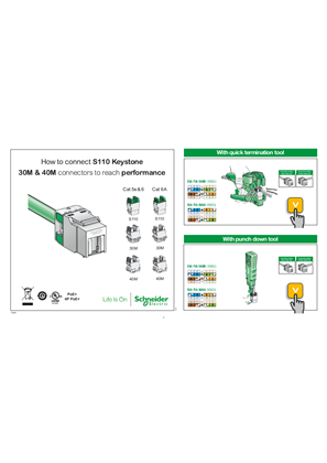 Clipsal 30M-40M-Keystone-connectors
