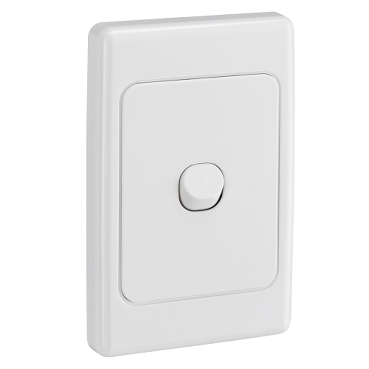 2000 Series, Flush Switch, 1 Gang, 250VAC, 10A, Weatherproof, Vertical, IP66