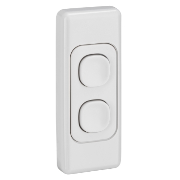 SWITCH P-B 2 GANG ARCHITRAVE