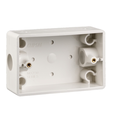 Surface Enclosures, Mounting Box With 20 Mm End Entries