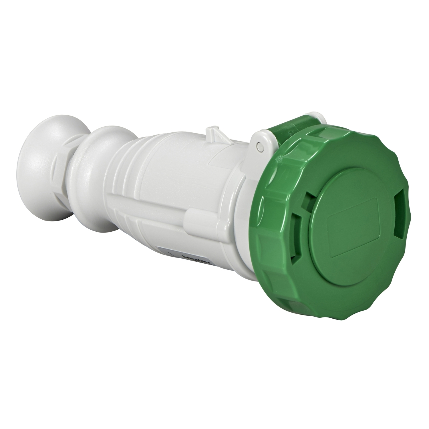 Ipari dugalj lengő 3P 16A 20-25V/40-50V(100-200Hz) zöld egyenes IP67 műanyag PratiKa Schneider