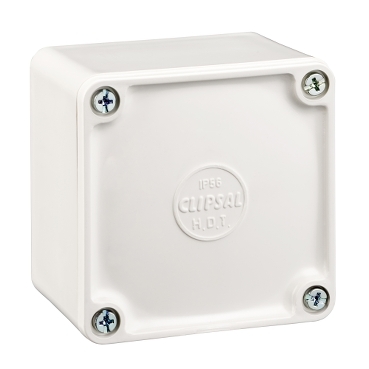 Clipsal - Cable Management, Junction And Adaptable Boxes PVC, Adaptable Boxes, L-77 X W-77 X H-54mm