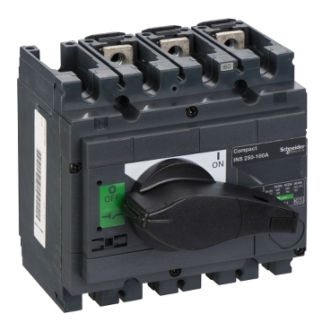 Compact Interpact Switch Disconnector INS250, 160A, 3 Poles