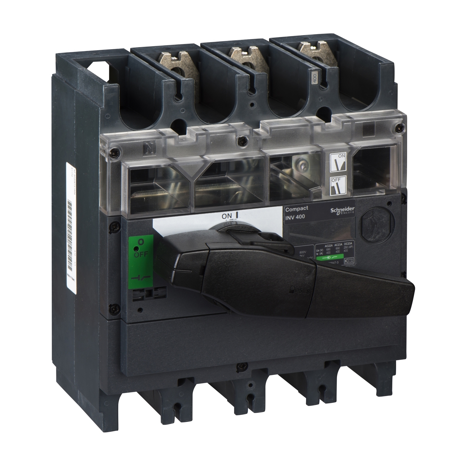 Szakaszoló alapkészülék 400A 0-690V 3P ráépíthető beépíthető INV400400 Schneider