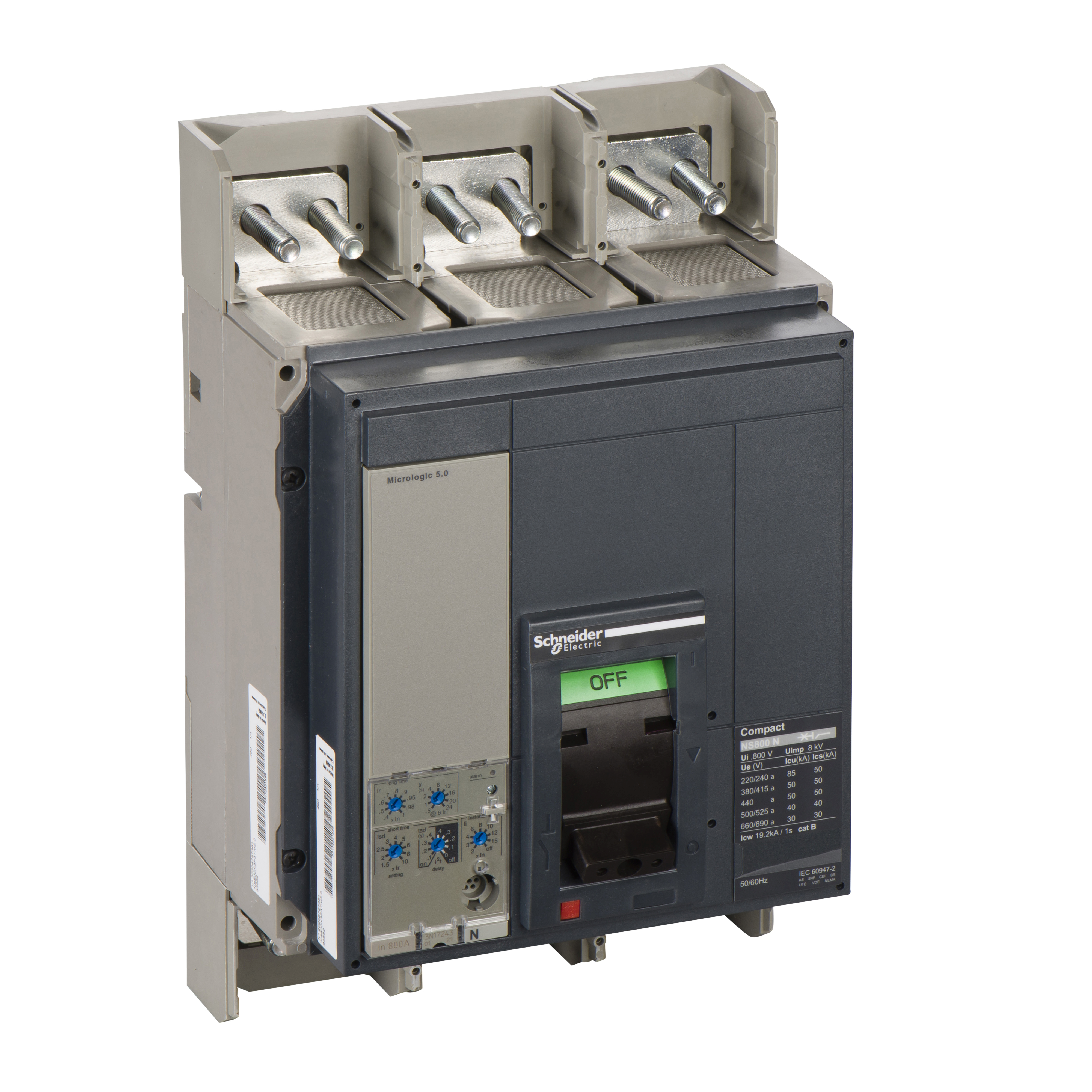 Schneider Electric CIRCUIT BREAKER COMPACT NS800N MICROLOGI