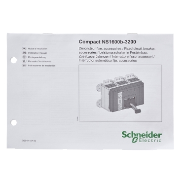  33969 33969 CIRCUIT BREAKER AND ACC. NS3200 OWNER M  