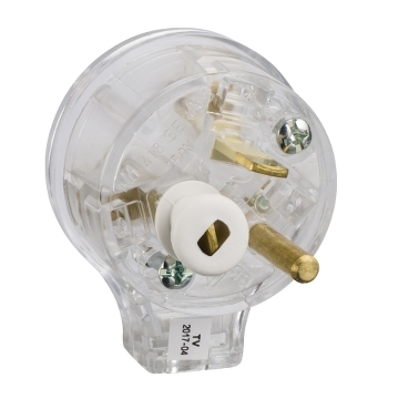 Standard Series, Plug Top, Side Entry, 3 PIN, Round Earth PIN, 10A, 250V