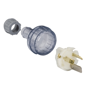 Rewireable Plugs, PVC 15A Suit 1.5mm² Heavy Duty Flex